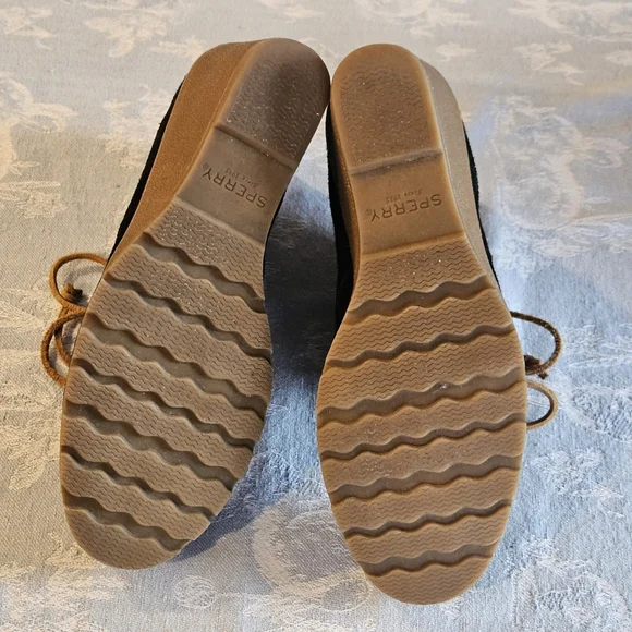 Sperry Harlow suede wedge lace up boots - Picture 7 of 8
